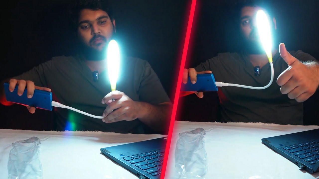 Unboxing a small USB light, Swapkart| ASMR