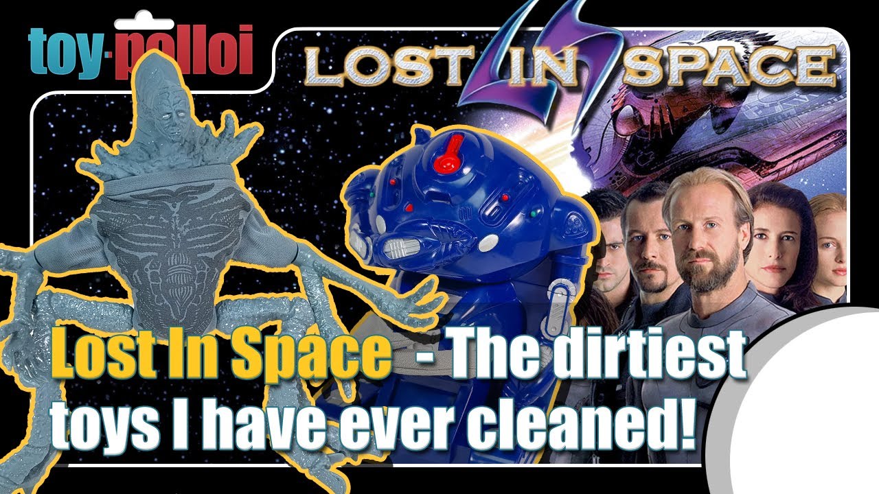The dirtiest toys I have ever cleaned! Lost in Space - Long John Silvers puppets - Toy Polloi