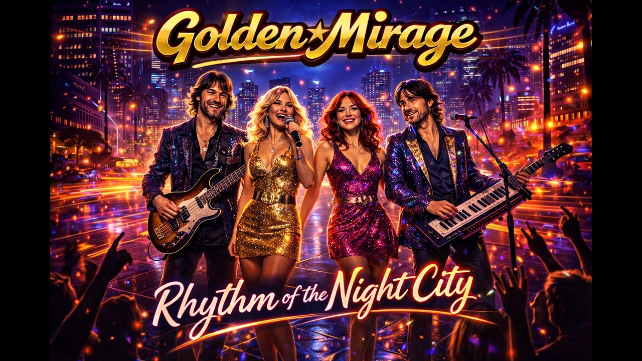 Golden Mirage – Rhythm of the Night City | 70s Disco Pop Dance Hit