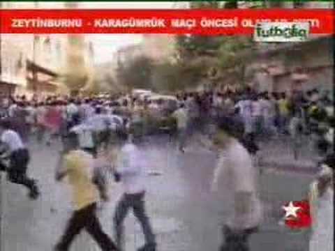 ZEYTİNBURNU karagürmük maçı öncesi olaylar - YouTube