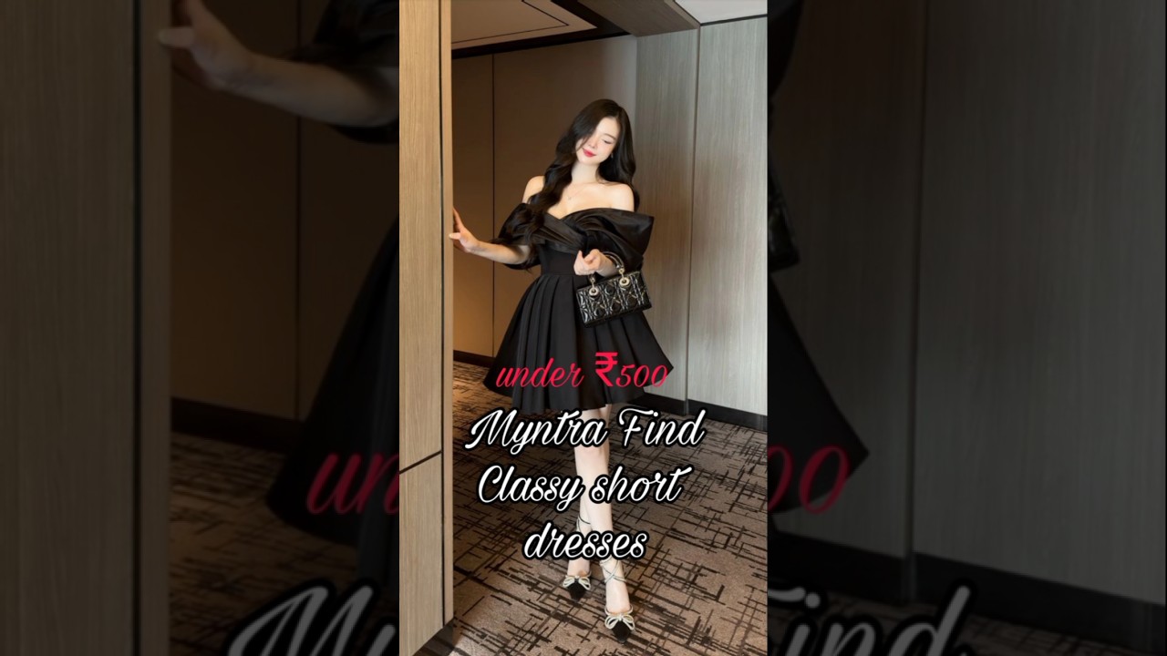 Myntra find Short dresses under ₹500