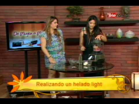 Realizando un helado light