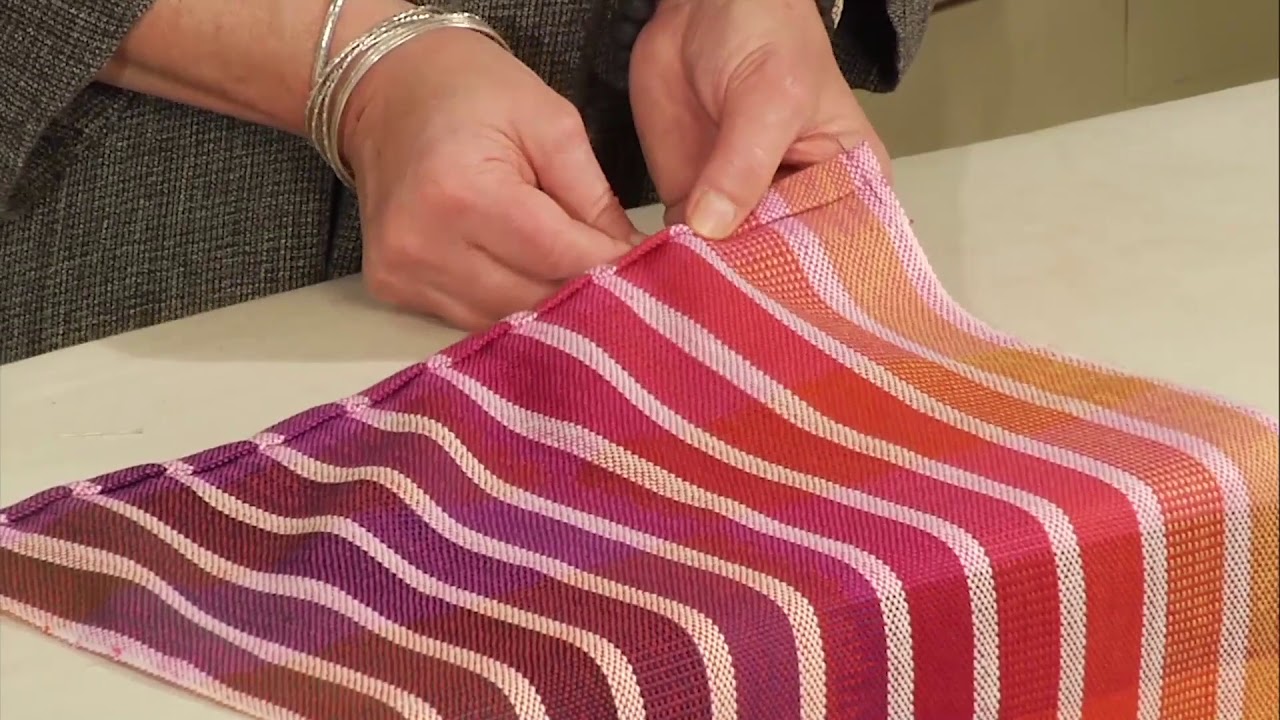 School of Weaving bonus video on hemming