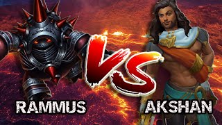 Akshan VS Rammus - Full Build Fight