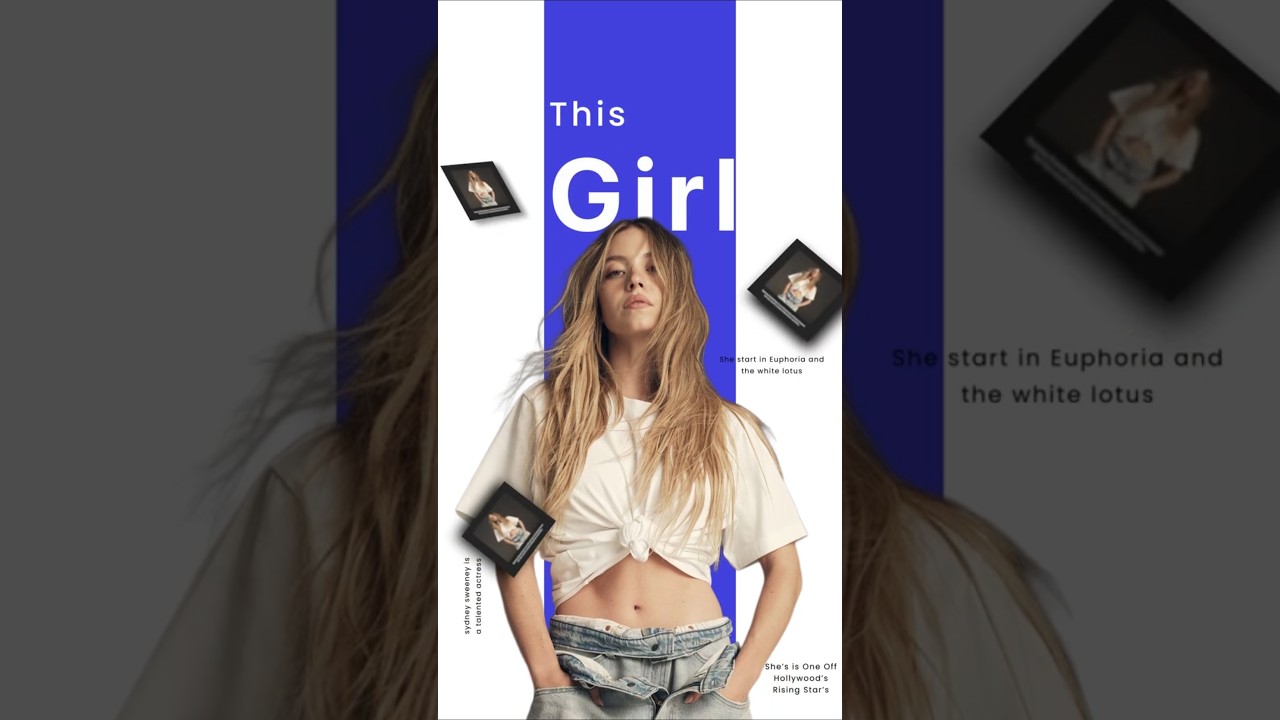 Sydney Sweeney | Cinematic Animation Edit | After Effects Motion Design 2025