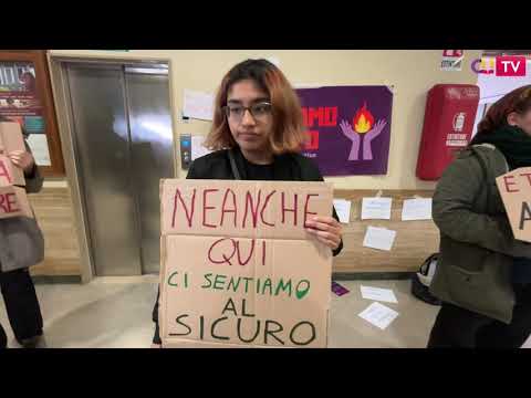Blitz transfemminista alla Sapienza: "La violenza di genere è un allarme"