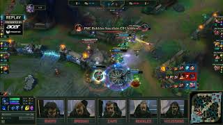Caps INSANE Quadra Kill With Azir vs C9 And Fnatic Team Voice Reaction!