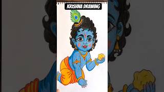 ✨JANMASHTAMI SPECIAL DRAWING ✨ #viralshorts #drawing #ytshorts #krishna #janmashtmi