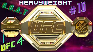 WHO IS THE GOAT OF THE UFC??? | UFC 4 HW CAREER MODE!