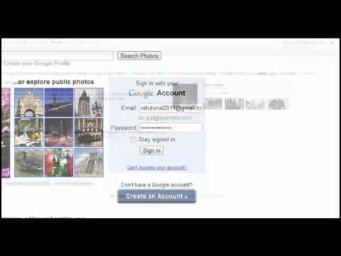 How To Create A Picasa Account