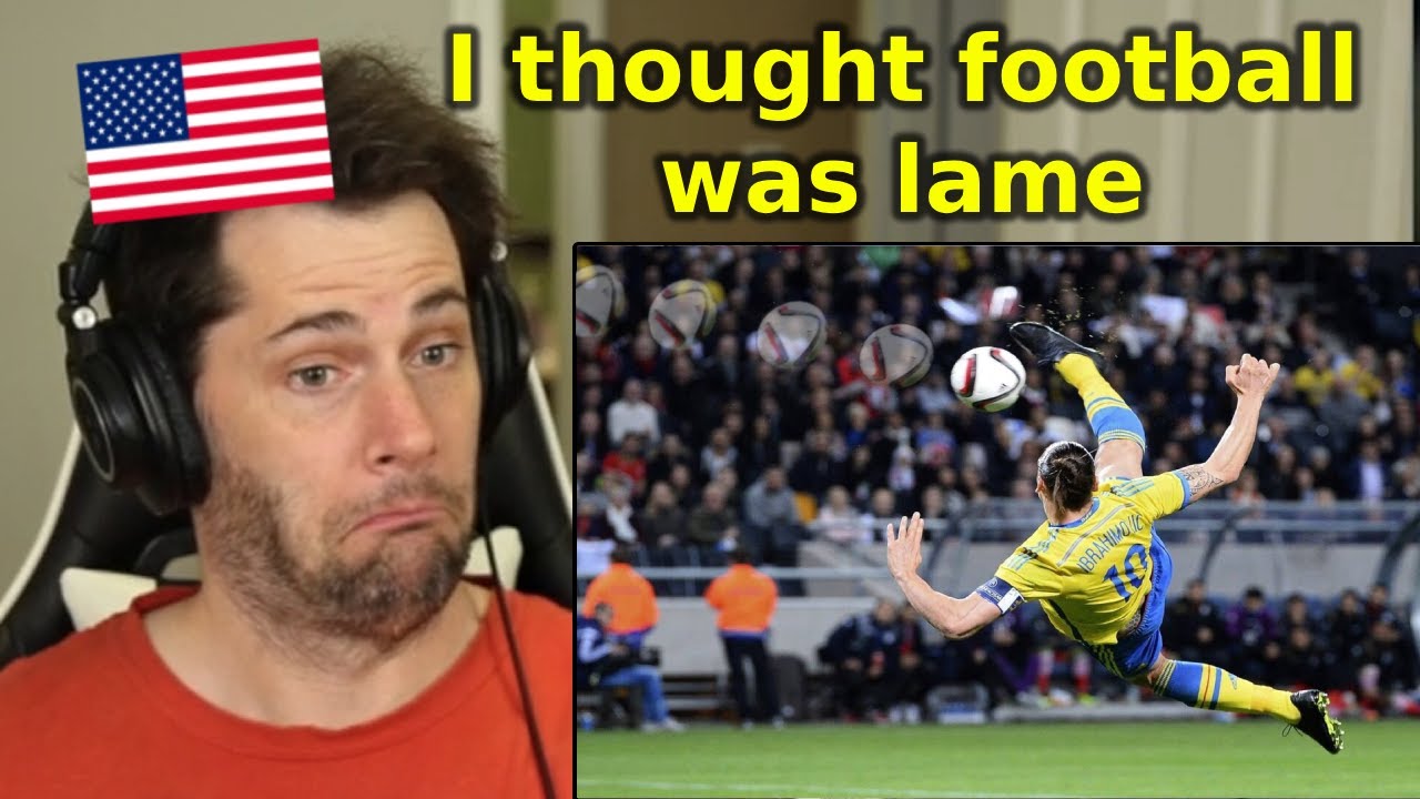 American Reacts to 20 CRAZIEST Goals In Football History