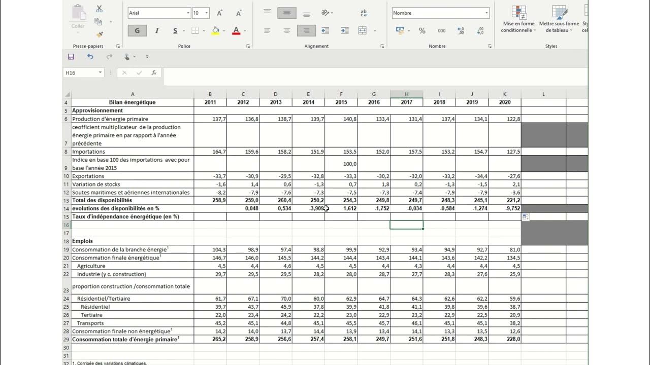 Utilisation d'un tableur formule et copierglisser. YouTube