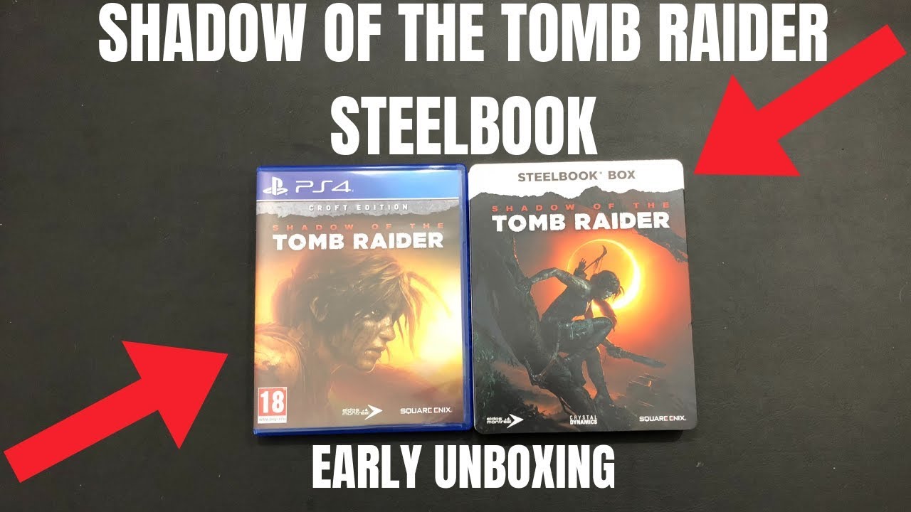 Opbevares i køleskab pas Indtil Shadow Of The Tomb Raider Croft Edition PS4 Unboxing: tomb raider ps4 2018  - YouTube