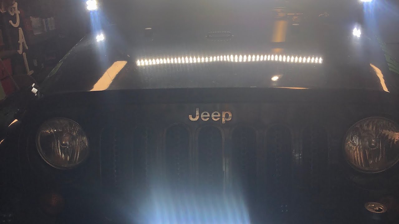 Jeep Wrangler eBay light bar review YouTube