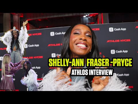 Athlos NYC: Shelly-Ann Fraser-Pryce Shines on the Red Carpet Before Serena Williams Crowns Her