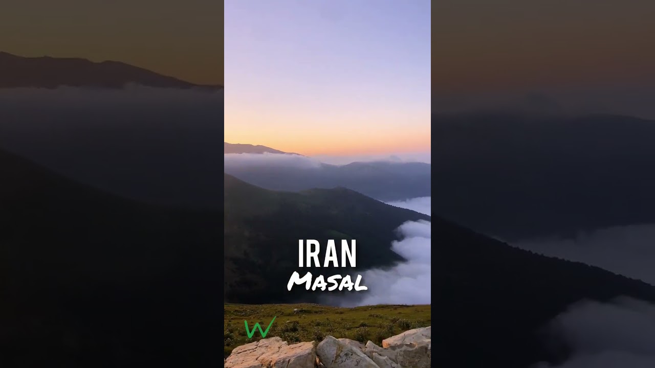 a beautiful LANDSCAPE from unique sunset of MASAL/IRAN 
