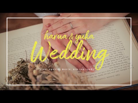【自作できる！】結婚式オープニングムービーテンプレート「ベーシック」