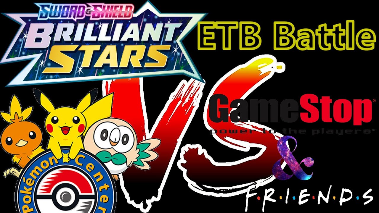 Brilliant Stars Pokmon Center vs Gamestop ETB Battle