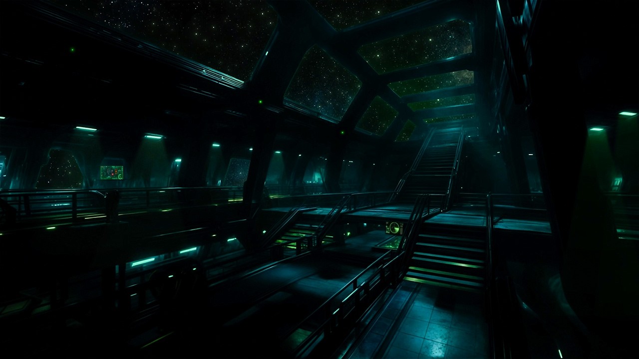 Fall Asleep Fast in Deep Space 🚀 Relaxing Spaceship Ambience & White ...