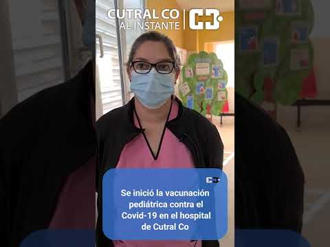 Se inició la vacunación pediátrica contra el Covid-19 en el hospital de Cutral Co