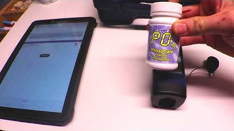 How to do phosphate test with the Exact I Dip 570 Marine test system