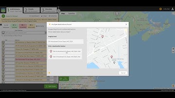 Geo-coding addresses when planning routes - Part 1