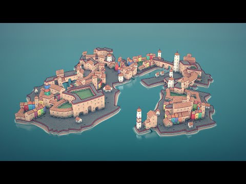 Relaxing Townscaper timelapse (ASMR / No commentary)