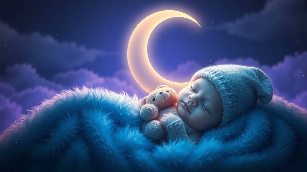 3 Minute Sleep Hack 🌧️💤  Calming Baby Lullaby in Rain Forest Setting 🌙🌳