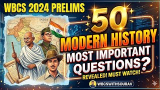 WBCS 2024 Prelims: 50 Most Important Modern History Questions (MUST WATCH!) | Sourav Chatterjee screenshot 4