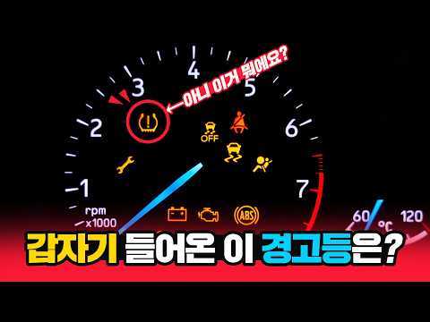 내 차가 보내는 <strong>SOS</strong>! 계기판 경고등 체크 가이드! 이 영상으로 끝!