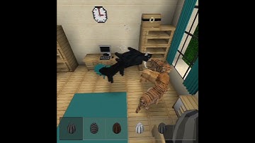 Animals in Beautiful House | Mini block craft 3d #shorts #minecraft