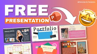14 FREE PRESENTATION TEMPLATES❗️|| HEAVENLY ALY ✨️