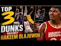Top 3 Poster Dunk Against Hakeem Olajuwon