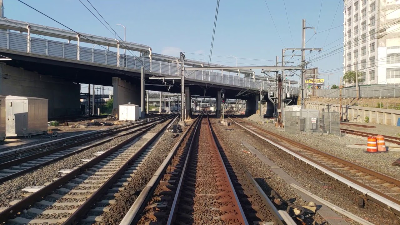 rail trail cafe Long Island Railroad (LIRR) M3 Front Window EXPRESS Ride Penn Station to Douglaston