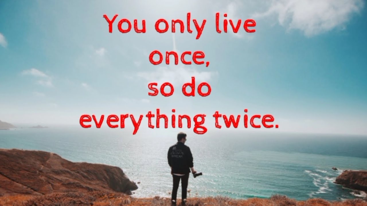 You only live once, powerful motivational video part-33 #