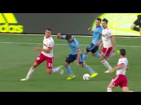 David Villa's first MLS hat-trick | NYC vs. RB | 08.06.17