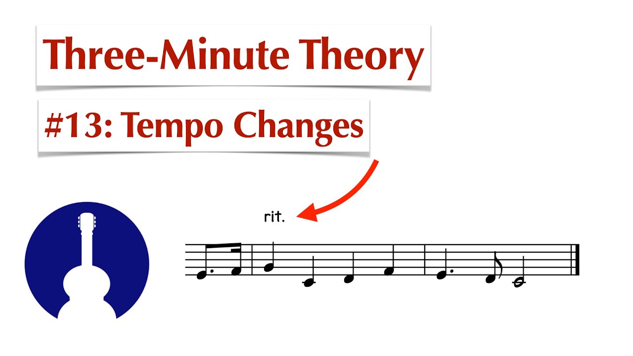 3-Minute Theory #13: Tempo Change Markings • Guitar Music Theory