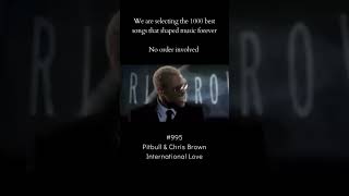 Top 1000 Songs “International Love” by Pitbull featuring Chris Brown #995