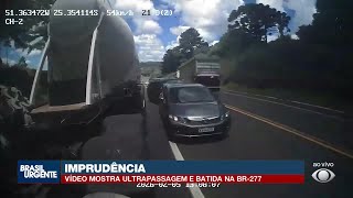 Ultrapagem Em Área Proibida Termina Em Acidente Em Guarapuava