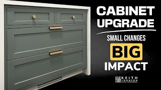 When simple isn't so simple…builtin cabinet makeover.