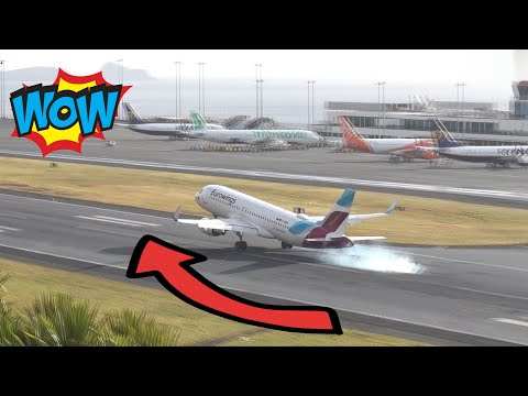 “Pilot Fights Madeira Winds – Touch and Go-Around!”