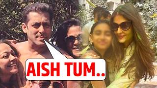 Shocking Salman Khan And Aishwarya Rai Celebrated Holi Bollywood News