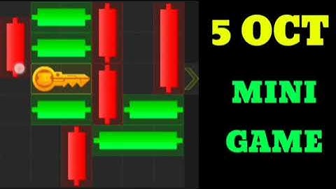 5 October Mini Game Key 100% Solved | Hamster Kombat Puzzle For Today #hamsters