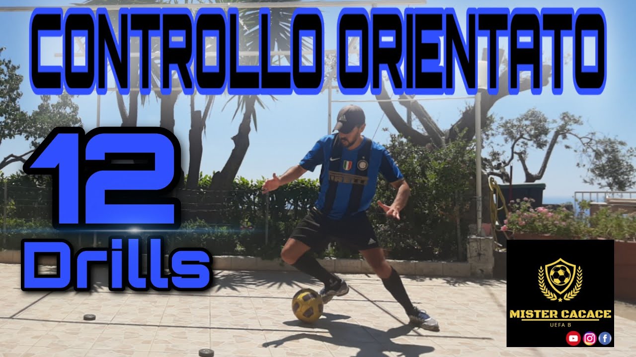 CONTROLLO ORIENTATO CALCIO: Come SALTARE L'Avversario Con Il PRIMO ...