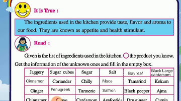 GSEB STD 5 EVS ENVIRONMENT AROUND US CHAPTER 8 SCIENCE OF KITCHEN PART 3