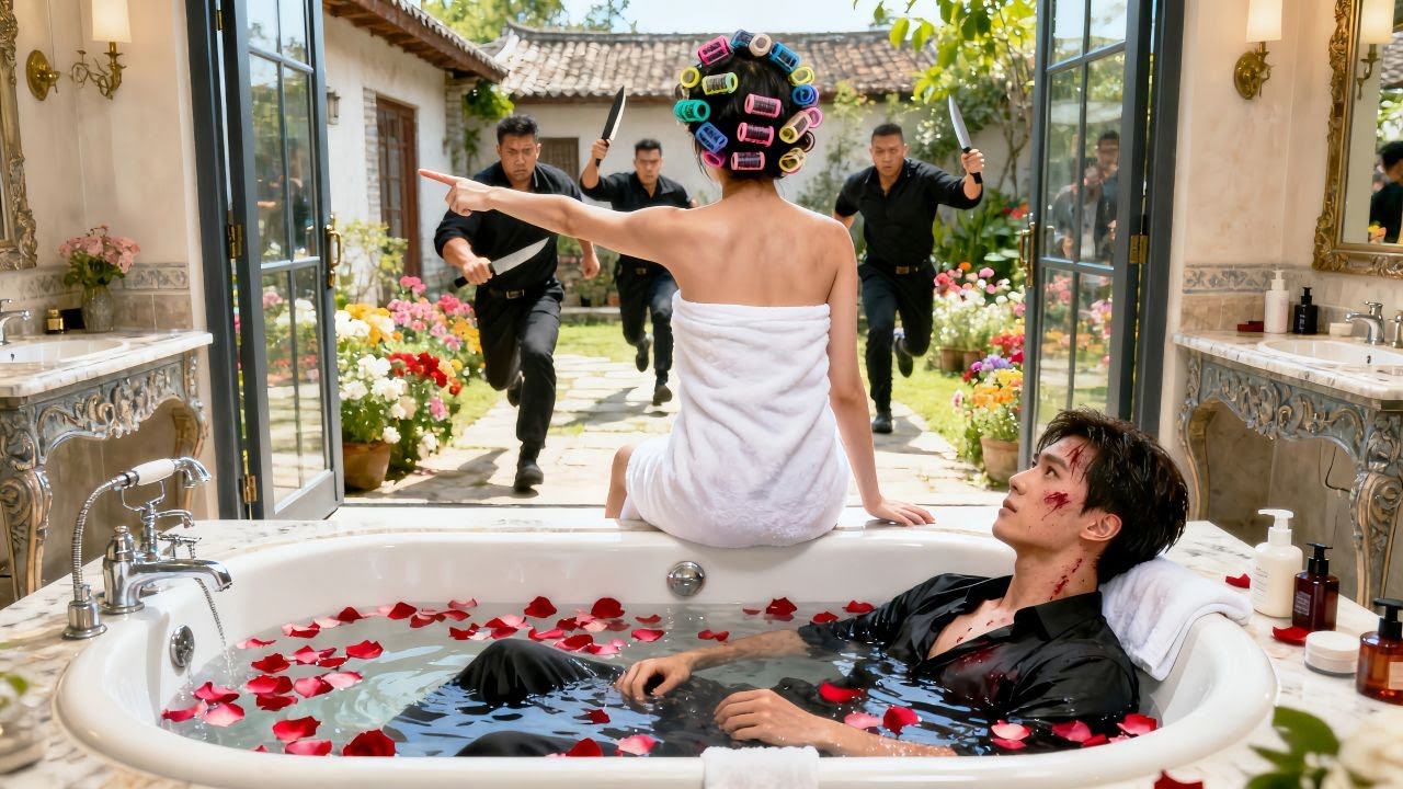 💕كان الـCEO مصابًا ويُطارد، ولم تنقذه سوى فتاة طيبة خبأته في حوض الاستحمام! وقع في حبها فورًا!