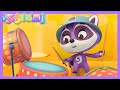 الحان الراكون مجموعة حلقات كرتون غنائي هادف للاطفال