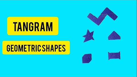 Learn basic shapes using a Tangram | Tangram activity | Playful DNA | Star, Hexagon, Cube, Pentagon