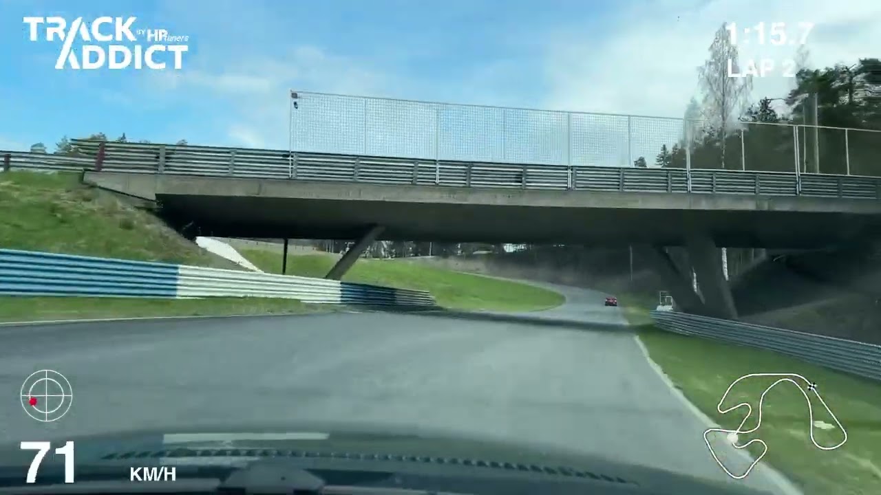 Ahvenisto Race Circuit. BMW 328i E46 