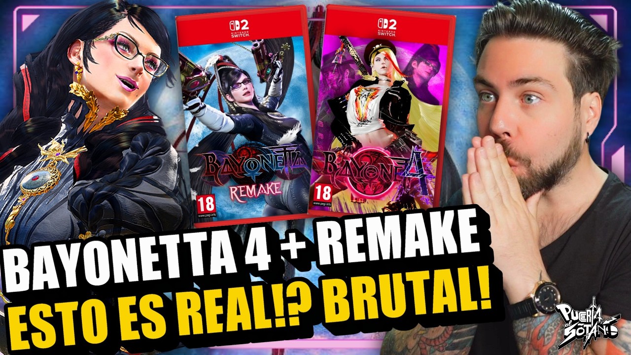 🔥COMO!? Bayonetta Regresará con 2 JUEGOS!? REMAKE + BAYONETTA 4!? Si esto es REAL me vuelvo LOCO!